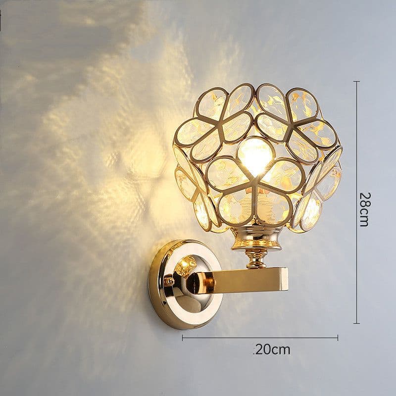 image-Light Luxury Crystal Transparent Creative Bedside Lamps