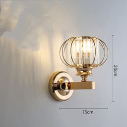 image-Light Luxury Crystal Transparent Creative Bedside Lamps