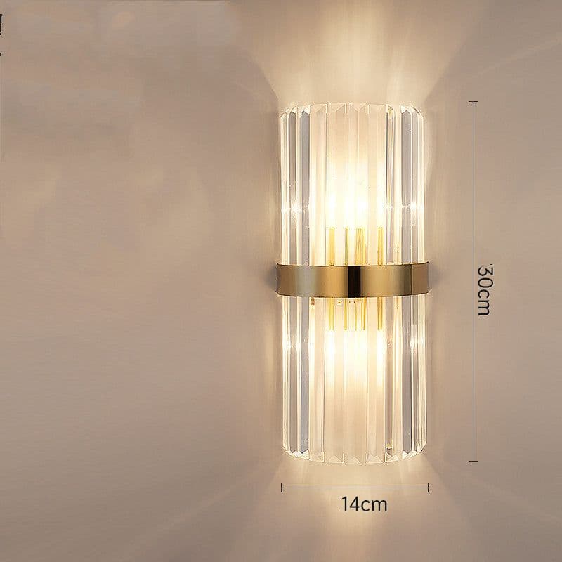 image-Light Luxury Crystal Transparent Creative Bedside Lamps