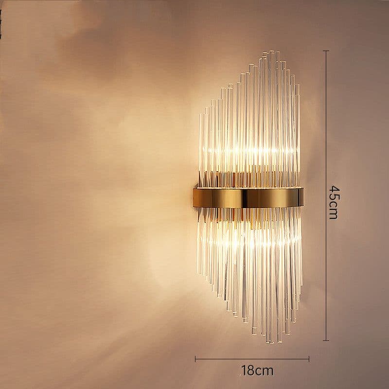 image-Light Luxury Crystal Transparent Creative Bedside Lamps