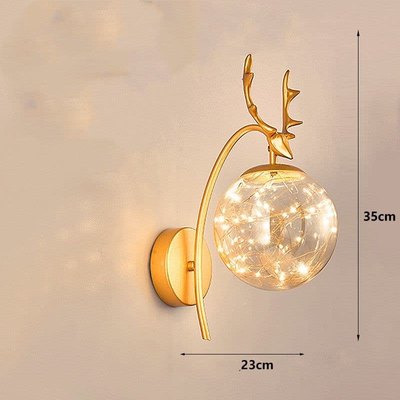 image-Light Luxury Crystal Transparent Creative Bedside Lamps