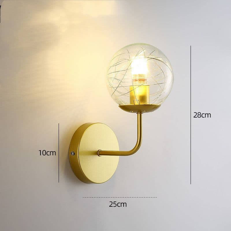 image-Light Luxury Crystal Transparent Creative Bedside Lamps