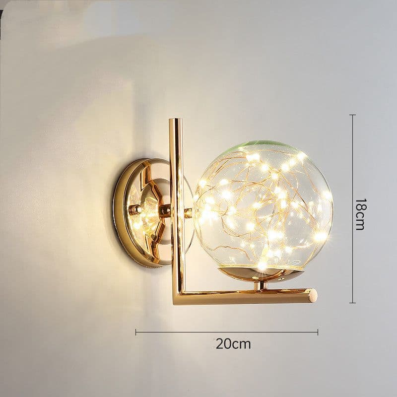 image-Light Luxury Crystal Transparent Creative Bedside Lamps