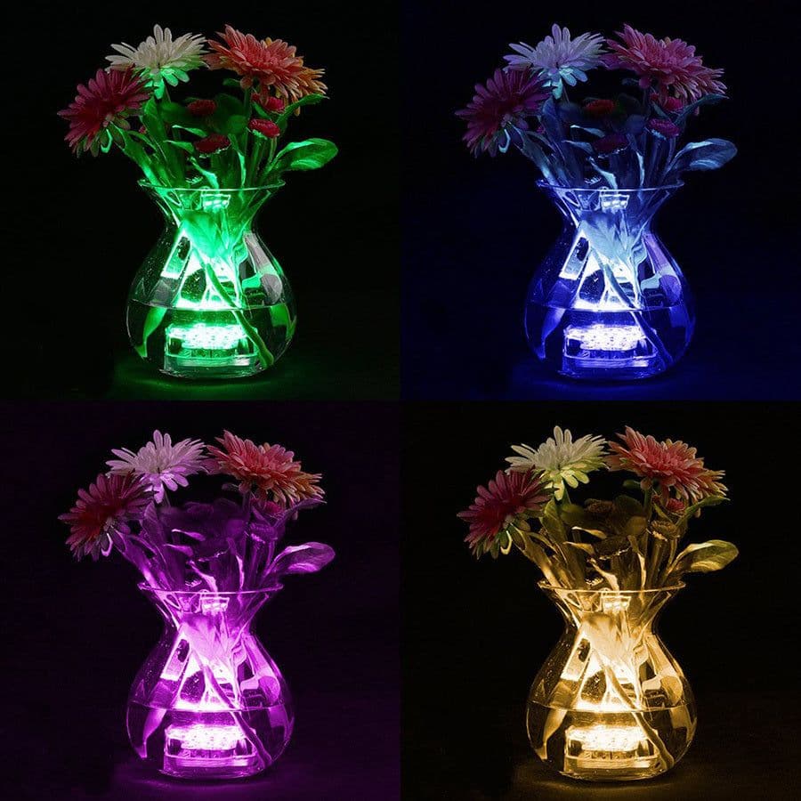 image-10 LED Submersible Lights Underwater Waterproof Wedding Vase Base Lamp Underwater Night Lamp Outdoor Vase Bowl Garden Party Decoration