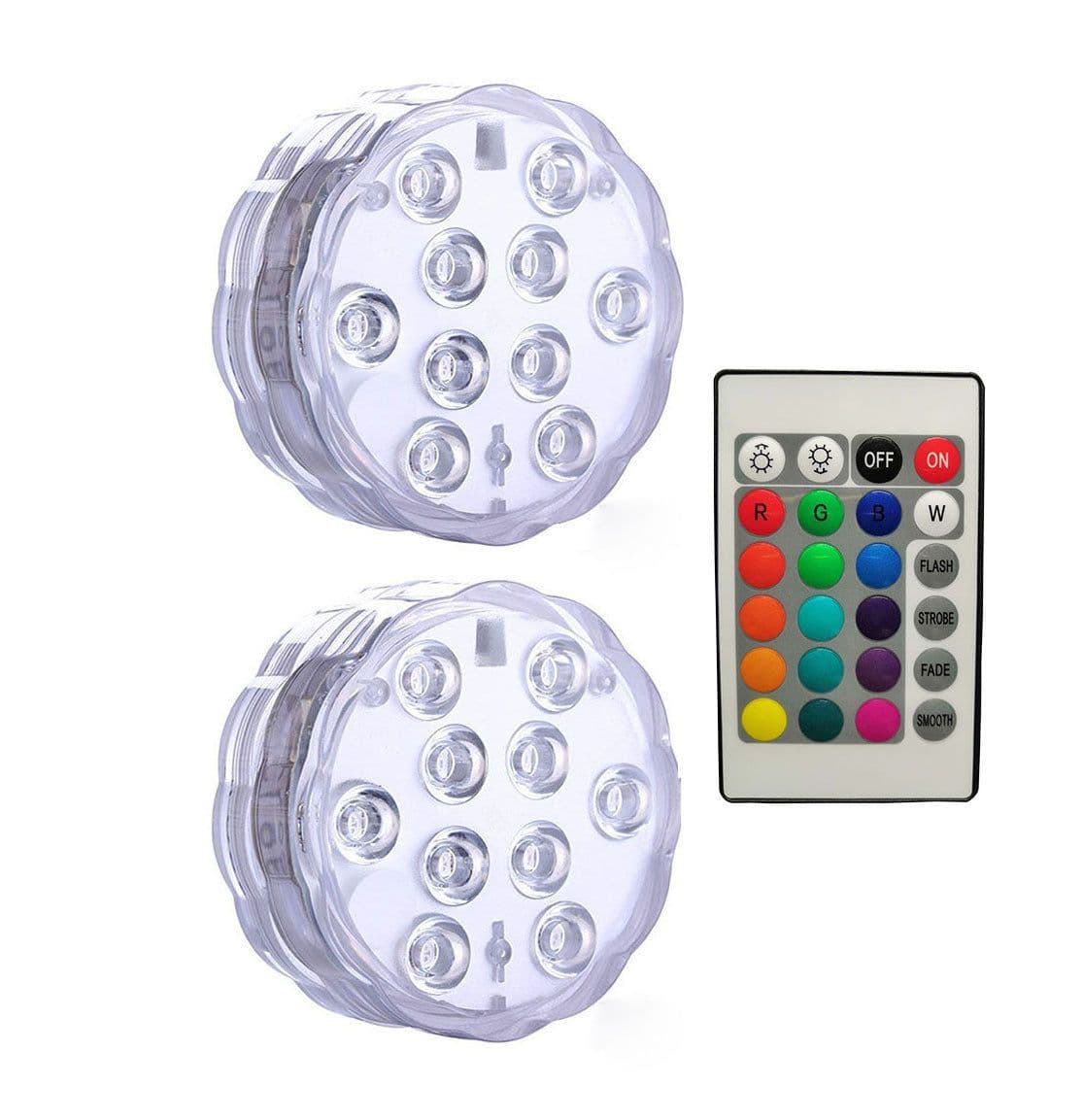 image-10 LED Submersible Lights Underwater Waterproof Wedding Vase Base Lamp Underwater Night Lamp Outdoor Vase Bowl Garden Party Decoration