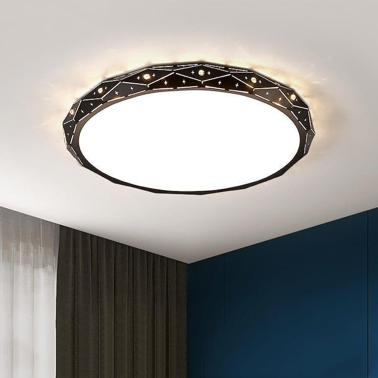 image-Light Luxury Room LED Round Ceiling Lamps