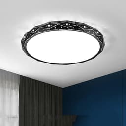 image-Light Luxury Room LED Round Ceiling Lamps