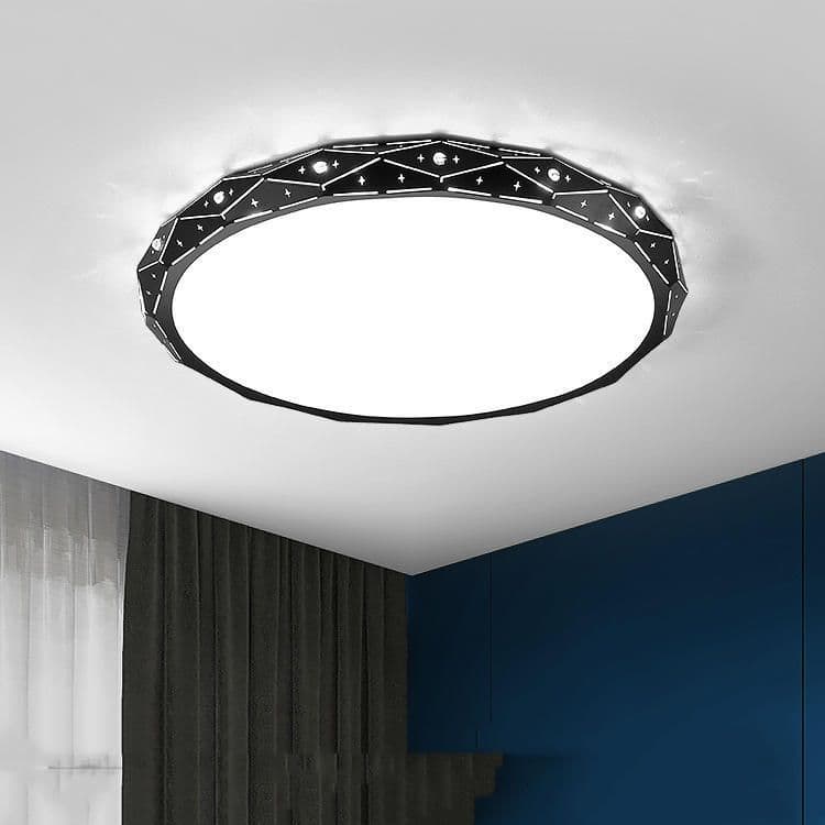 image-Light Luxury Room LED Round Ceiling Lamps