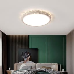 image-Light Luxury Room LED Round Ceiling Lamps