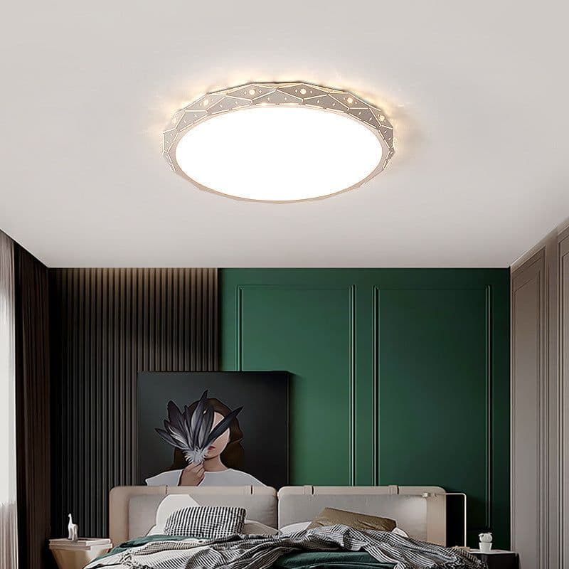 image-Light Luxury Room LED Round Ceiling Lamps