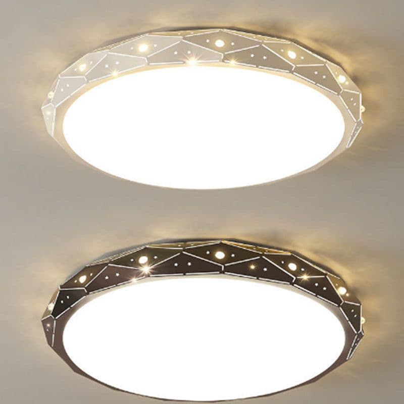 image-Light Luxury Room LED Round Ceiling Lamps