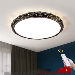 image-Light Luxury Room LED Round Ceiling Lamps