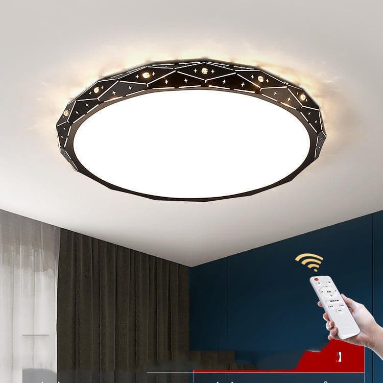 image-Light Luxury Room LED Round Ceiling Lamps