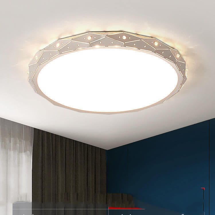 image-Light Luxury Room LED Round Ceiling Lamps