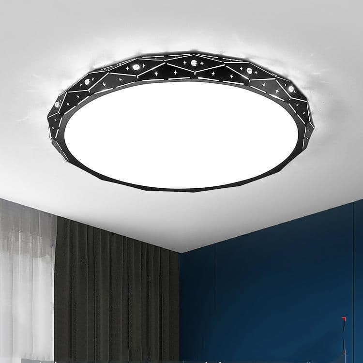 image-Light Luxury Room LED Round Ceiling Lamps