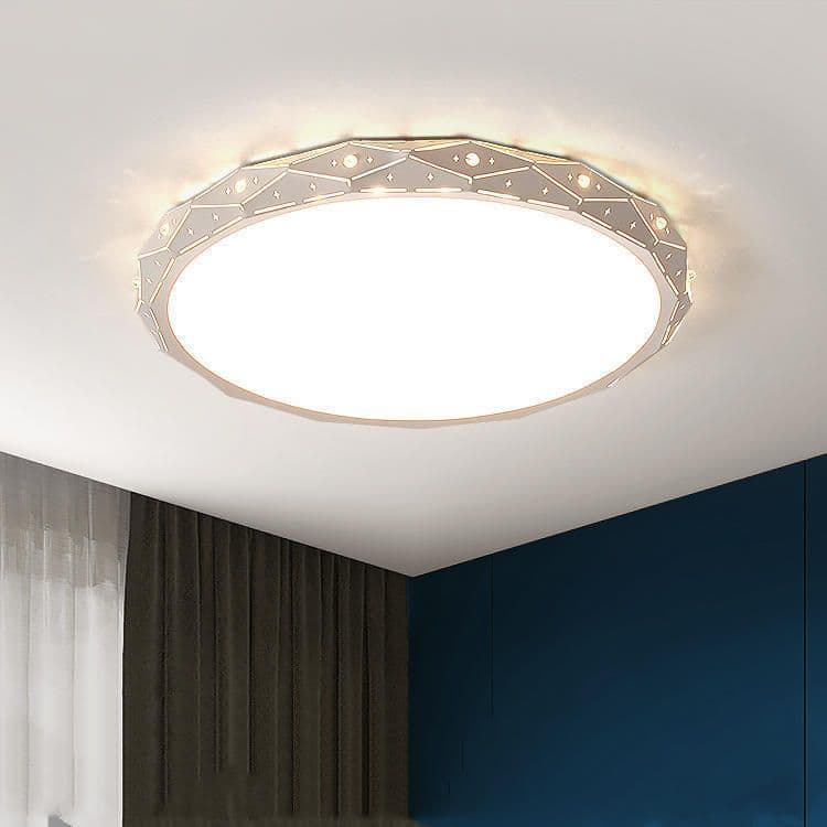 image-Light Luxury Room LED Round Ceiling Lamps