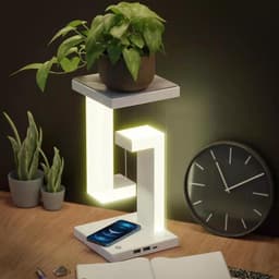 image-Creative Smartphone Wireless Charging Suspension Table Lamp Balance Lamp Floating For Home Bedroom