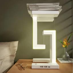 image-Creative Smartphone Wireless Charging Suspension Table Lamp Balance Lamp Floating For Home Bedroom