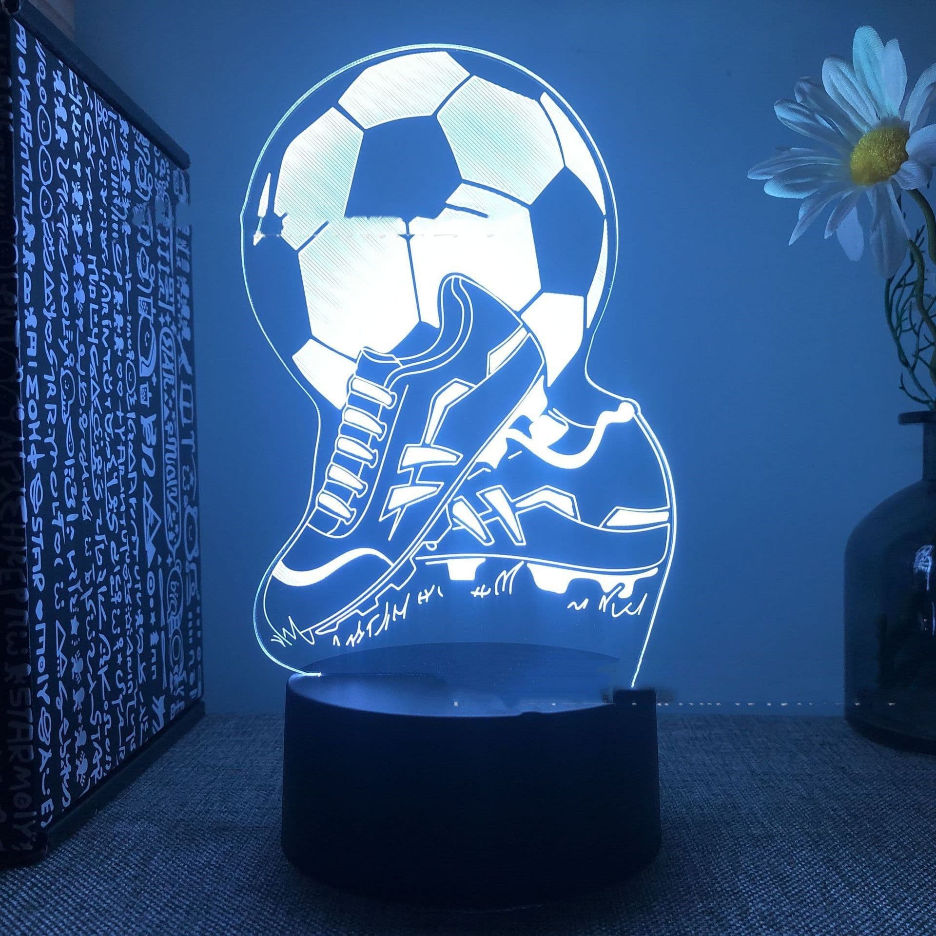 image-Football Club Series Black Remote Touch Creative LED