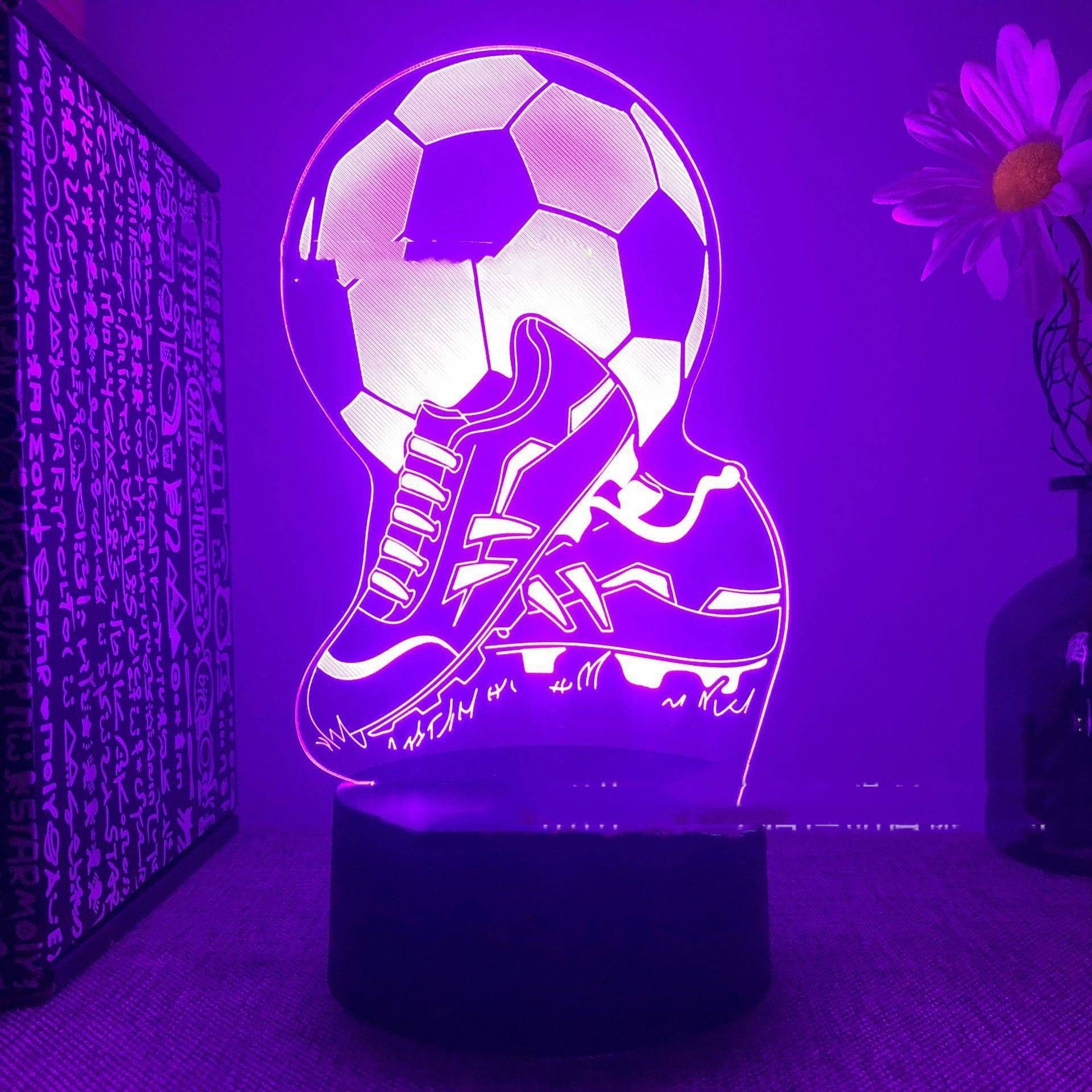 image-Football Club Series Black Remote Touch Creative LED