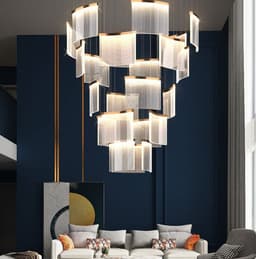 image-Villa Duplex Large Chandelier Living Room