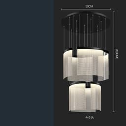 image-Villa Duplex Large Chandelier Living Room