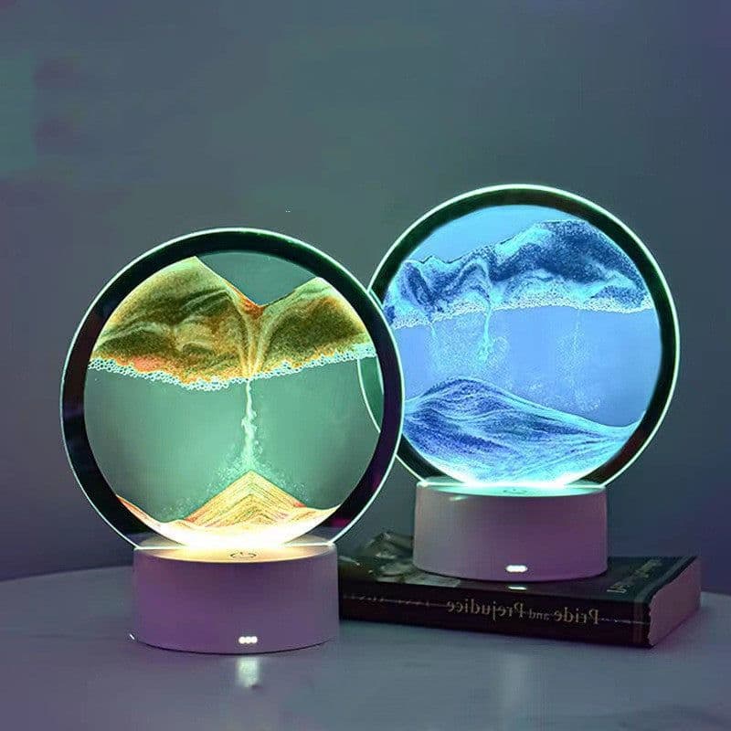 image-Creative 3D Quicksand Table Lamp Bedside