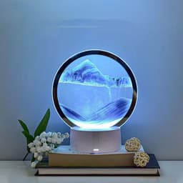image-Creative 3D Quicksand Table Lamp Bedside