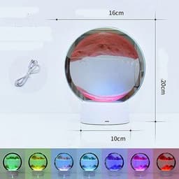 image-Creative 3D Quicksand Table Lamp Bedside