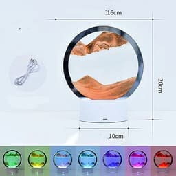 image-Creative 3D Quicksand Table Lamp Bedside