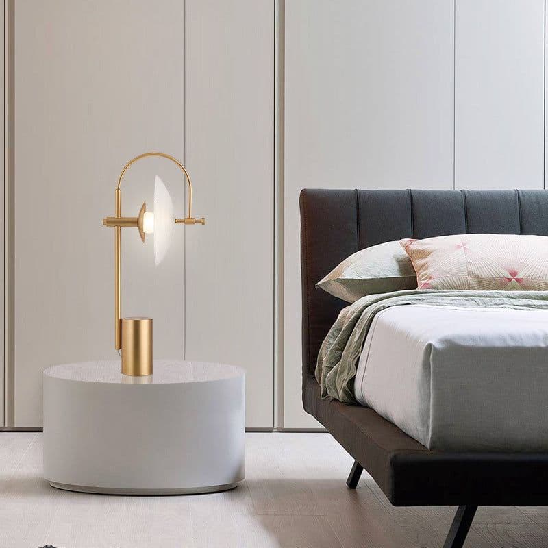 image-Modern Creative Bedroom Bedside Glass Table Lamp