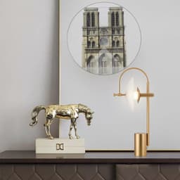 image-Modern Creative Bedroom Bedside Glass Table Lamp