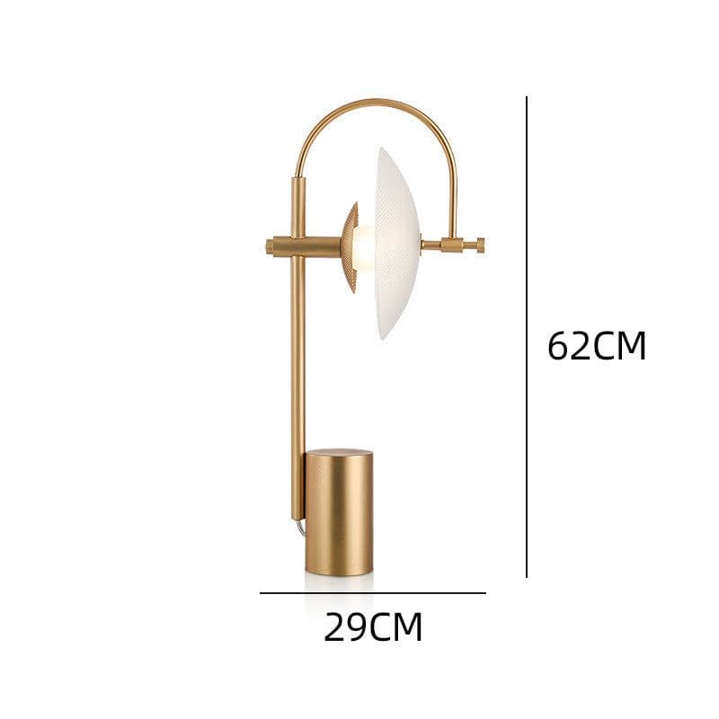 image-Modern Creative Bedroom Bedside Glass Table Lamp