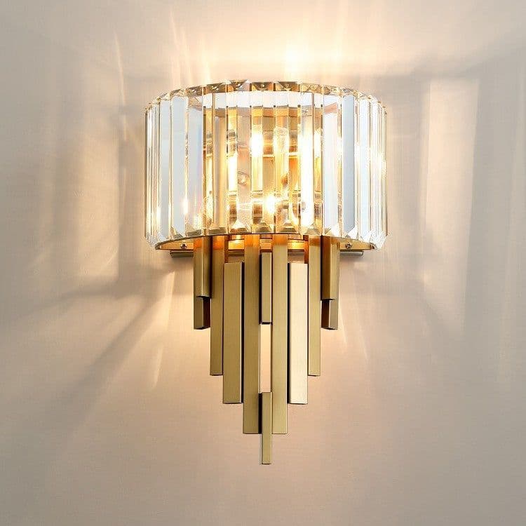 image-New Post-modern Light Luxury Crystal Wall Lamp