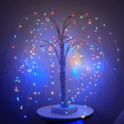 image-Scene Arrangement Illusion Copper Wire Lights Decorative Night Light
