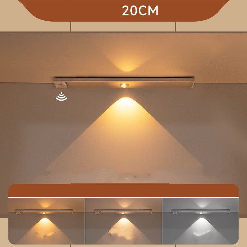 image-LED Wireless Self-adhesive Inductive Charging Shoe Cabinet Cabinet Light Strip