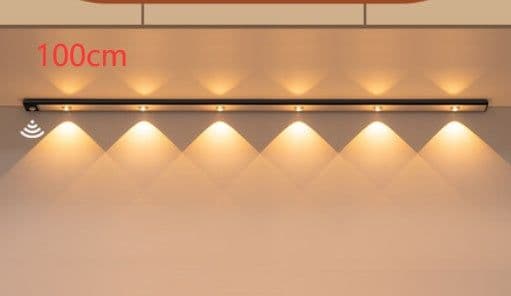 image-LED Wireless Self-adhesive Inductive Charging Shoe Cabinet Cabinet Light Strip