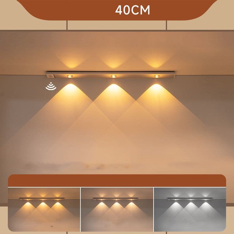 image-LED Wireless Self-adhesive Inductive Charging Shoe Cabinet Cabinet Light Strip