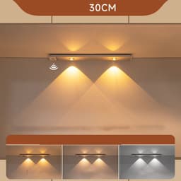 image-LED Wireless Self-adhesive Inductive Charging Shoe Cabinet Cabinet Light Strip