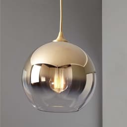 image-Bedroom Bar Gradient Glass Ball Chandelier
