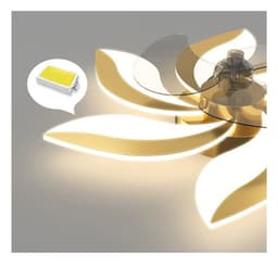 image-Simple And Creative Bedroom Ceiling Fan Lamp