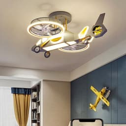 image-Eye Protection Boy Bedroom Lamps Are Simple And Modern.