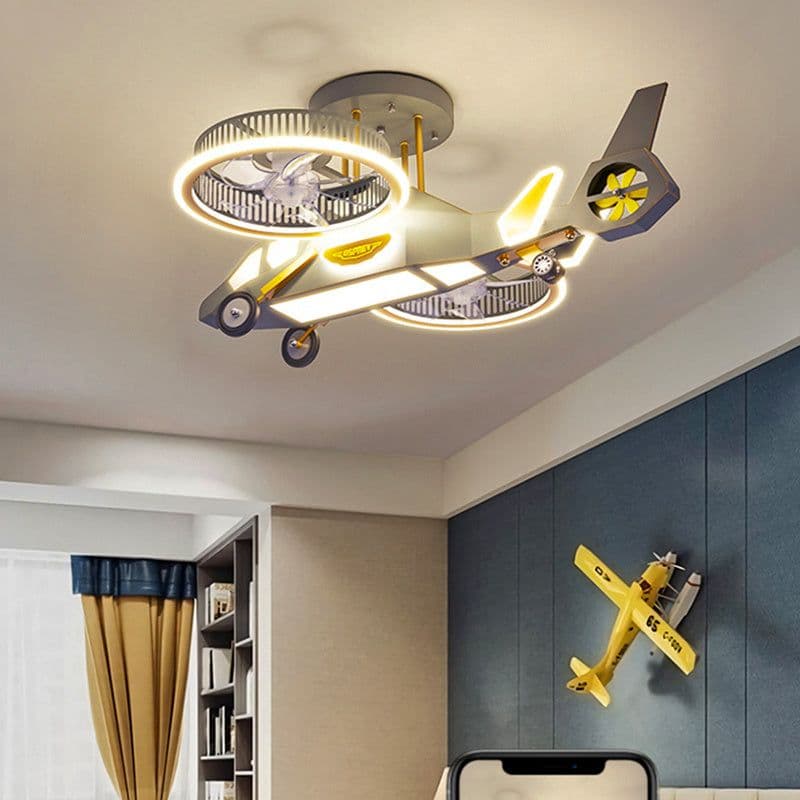 image-Eye Protection Boy Bedroom Lamps Are Simple And Modern.