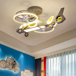 image-Eye Protection Boy Bedroom Lamps Are Simple And Modern.