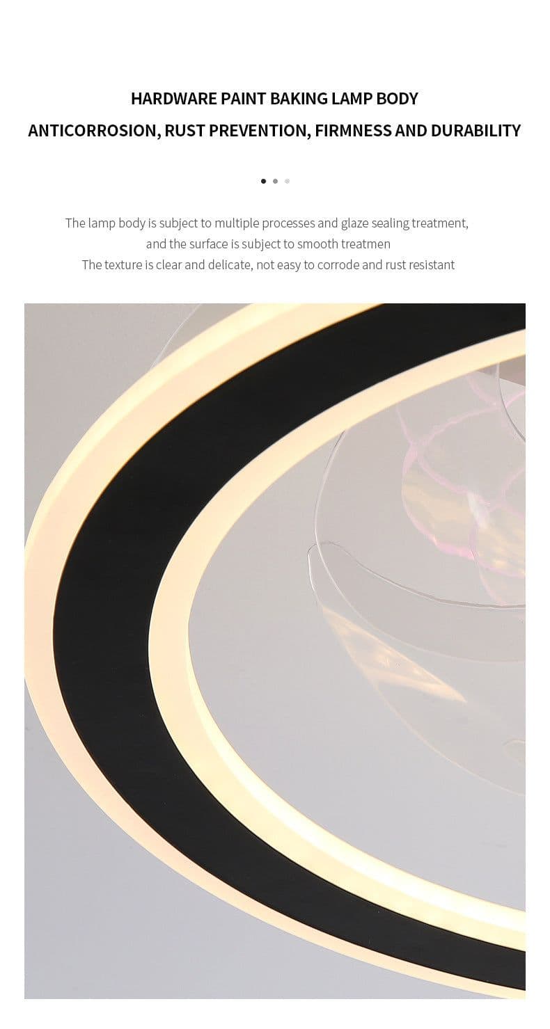image-Bedroom Ceiling Lamp Modern Fan Lamp