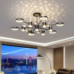 image-Light Luxury Chandelier Nordic Star Lamp Combination Whole House Package