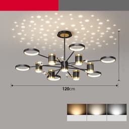 image-Light Luxury Chandelier Nordic Star Lamp Combination Whole House Package