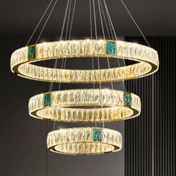 image-Light Luxury Crystal Chandelier Living Dining Room Bedroom Study