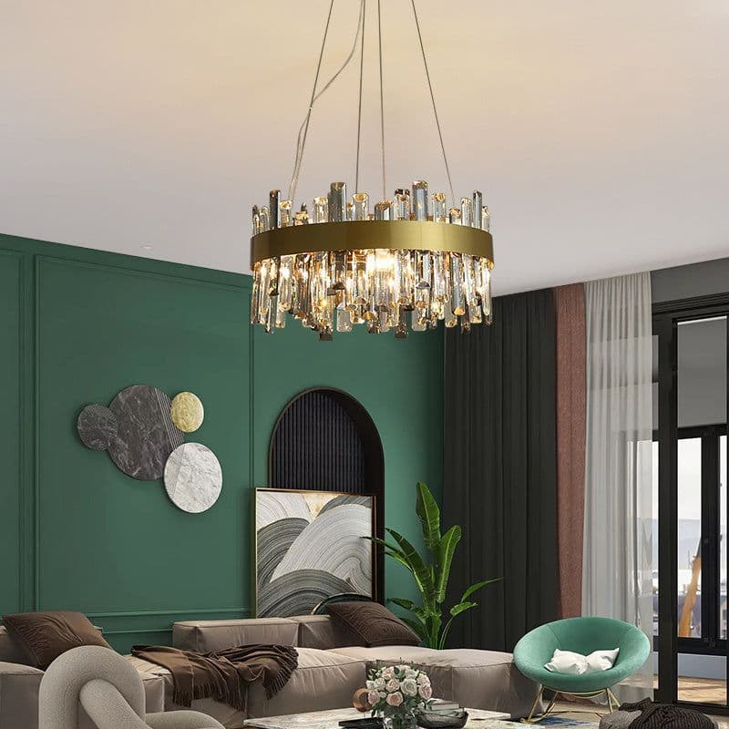 image-Crystal Chandelier Living Room Lights Simple