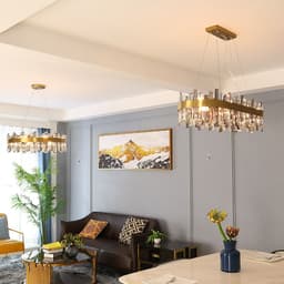 image-Crystal Chandelier Living Room Lights Simple